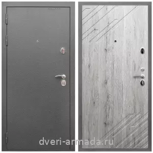 Входные двери Экстра, Дверь входная Армада Оптима Антик серебро / МДФ 16 мм ФЛ-143 Рустик натуральный