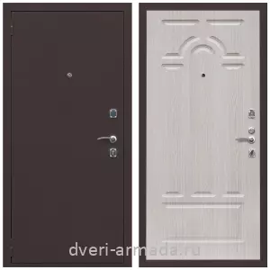 Входные двери Лондон, Дверь входная Армада Комфорт Антик медь / МДФ 16 мм ФЛ-58 Дуб белёный