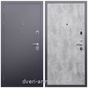 Входные двери с двумя петлями, Дверь входная металлическая взломостойкая Армада Люкс Антик серебро / МДФ 6 мм ПЭ Цемент светлый