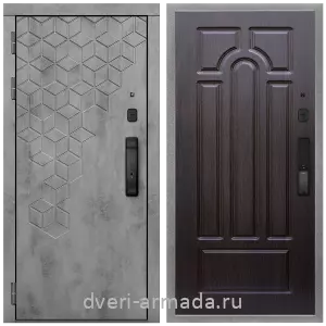 Входные двери Верона, Дверь входная Армада Квадро МДФ 16 мм Kaadas K9 / МДФ 16 мм ФЛ-58 Венге