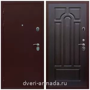 Входные двери Люкс, Дверь входная Армада Люкс Антик медь / МДФ 16 мм ФЛ-58 Венге