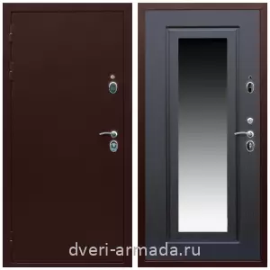 Входные двери 880 мм, Дверь входная железная Армада Люкс Антик медь / МДФ 16 мм ФЛЗ-120 Венге в квартиру с повышенной прочностью