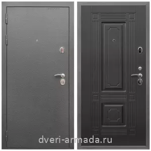 Входные двери 960 мм, Дверь входная Армада Оптима Антик серебро / МДФ 16 мм ФЛ-2 Венге