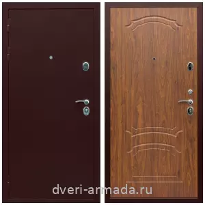 Офисные, Дверь входная утепленная Армада Люкс Антик медь / МДФ 6 мм ФЛ-140 Мореная береза