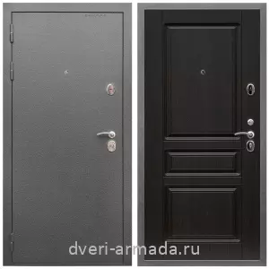 МДФ с фрезеровкой, Дверь входная Армада Оптима Антик серебро / МДФ 16 мм ФЛ-243 Венге