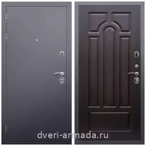 МДФ с фрезеровкой, Дверь входная Армада Люкс Антик серебро / МДФ 16 мм ФЛ-58 Венге