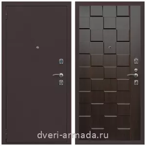 Входные двери Верона, Дверь входная Армада Комфорт Антик медь / МДФ 16 мм ОЛ-39 Эковенге