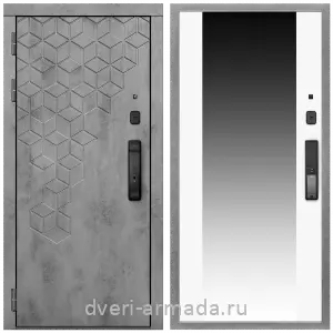 Входные металлические двери в Московской области, Дверь входная Армада Квадро МДФ 16 мм Kaadas K9 / МДФ 16 мм СБ-16 Белый матовый