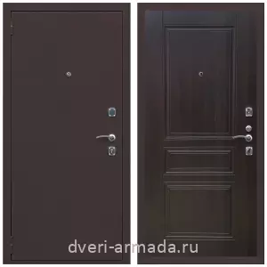Левые входные двери, Дверь входная Армада Комфорт Антик медь / МДФ 6 мм ФЛ-243 Эковенге