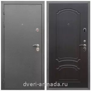 Входные двери Люкс, Дверь входная Армада Оптима Антик серебро / МДФ 6 мм ФЛ-140 Венге