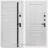 Дверь входная Армада Каскад WHITE МДФ 10 мм / МДФ 16 мм ФЛ-243 Дуб белёный