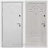 Дверь входная Армада Тесла МДФ 16 мм / МДФ 16 мм ФЛ-58 Дуб белёный