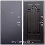Дверь входная Армада Люкс Антик серебро / МДФ 16 мм ФЛ-58 Венге